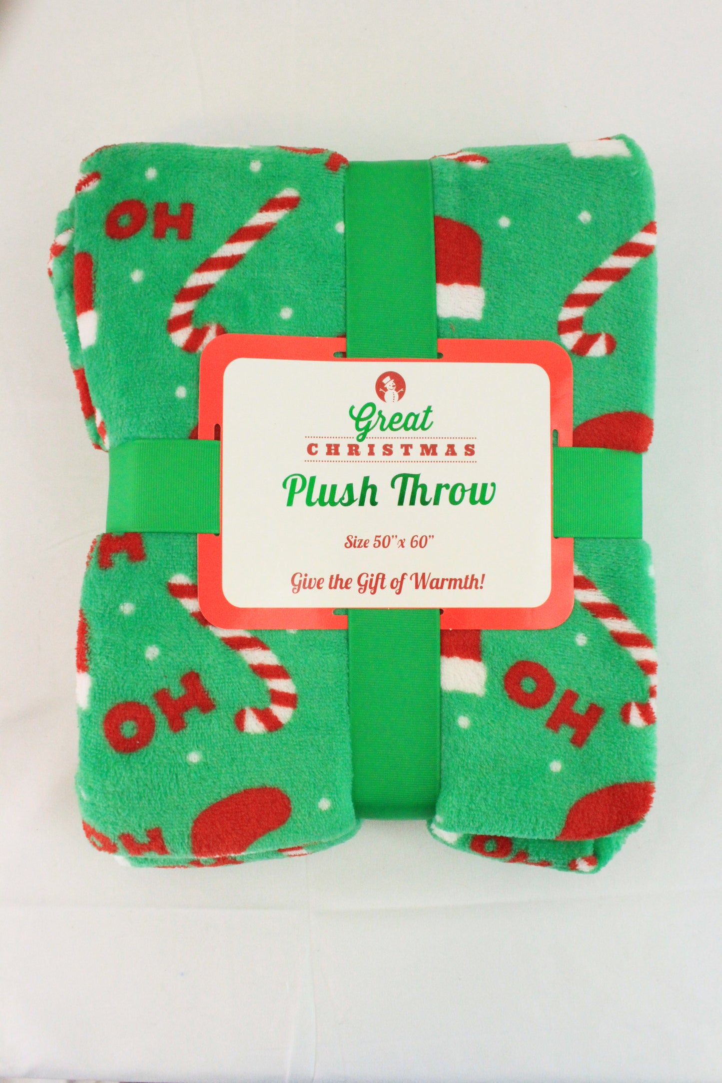 Great Christmas Plush Throw
