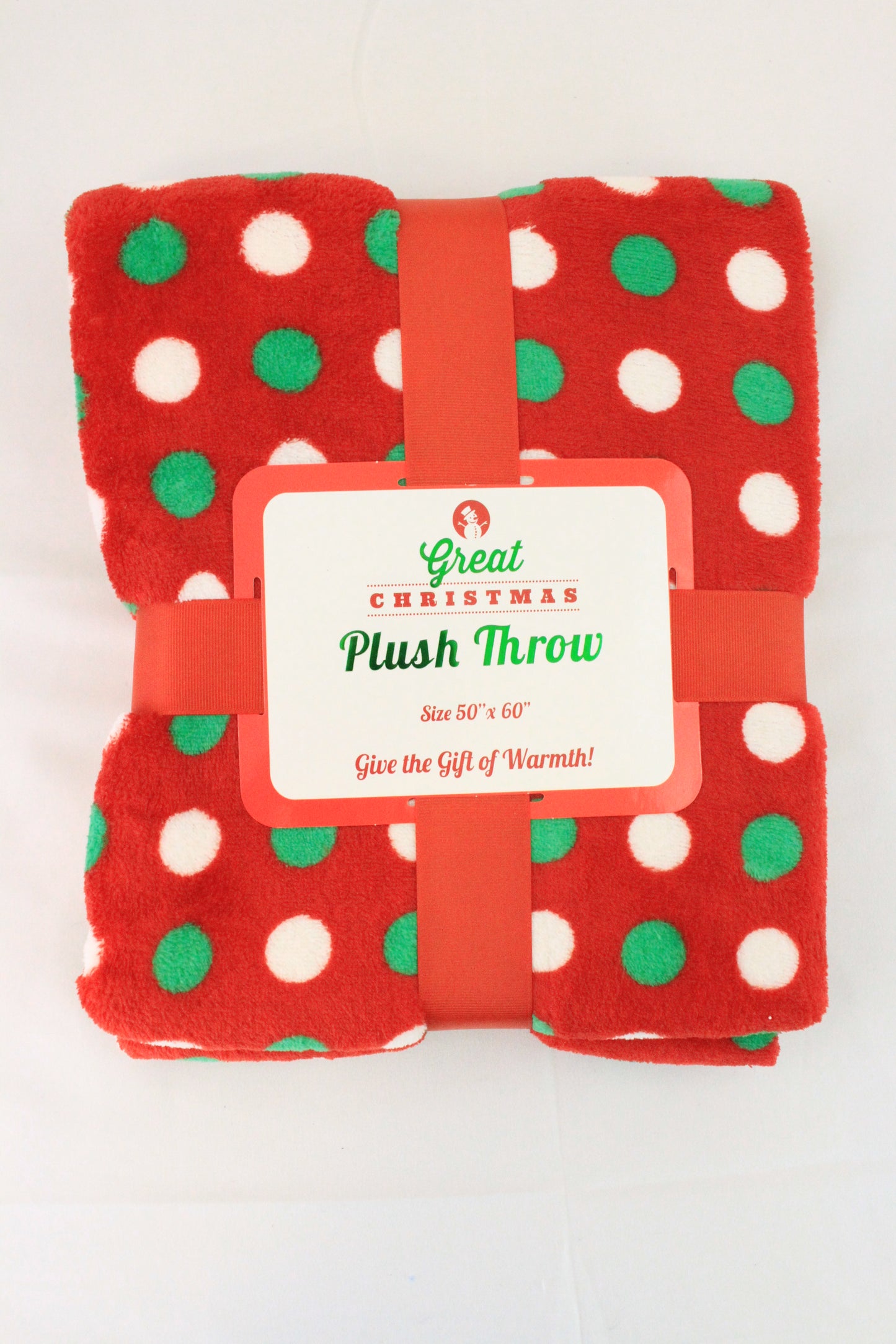 Great Christmas Plush Throw