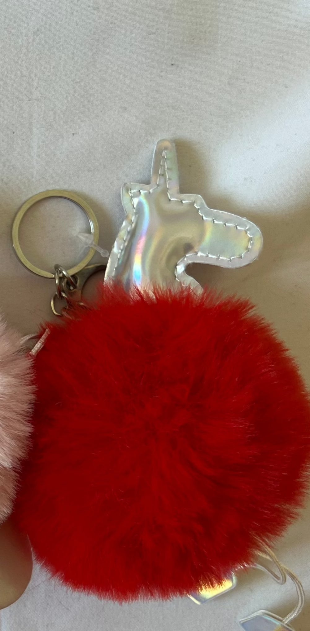Unicorn Puff Ball Keychain- Variety