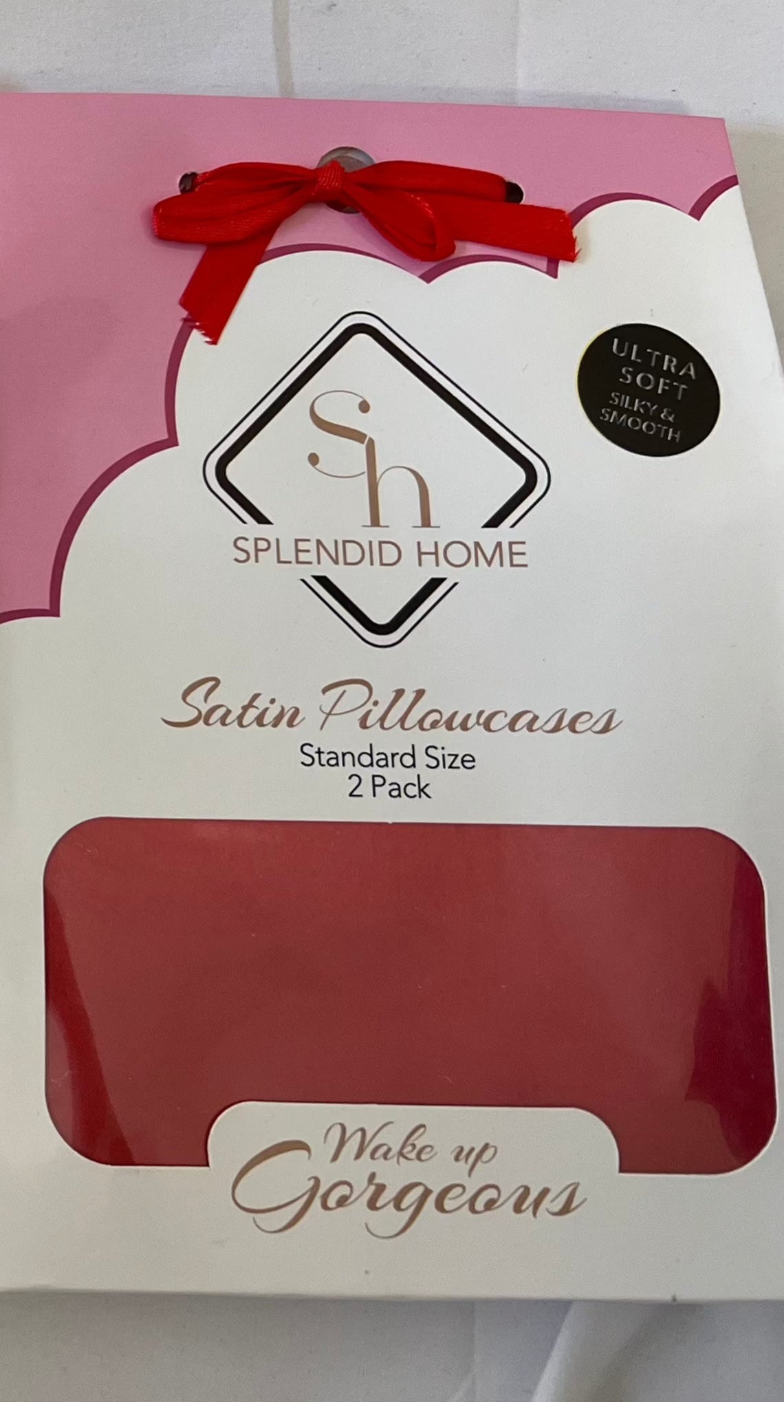 Satin Pillowcase Set 2 Pack