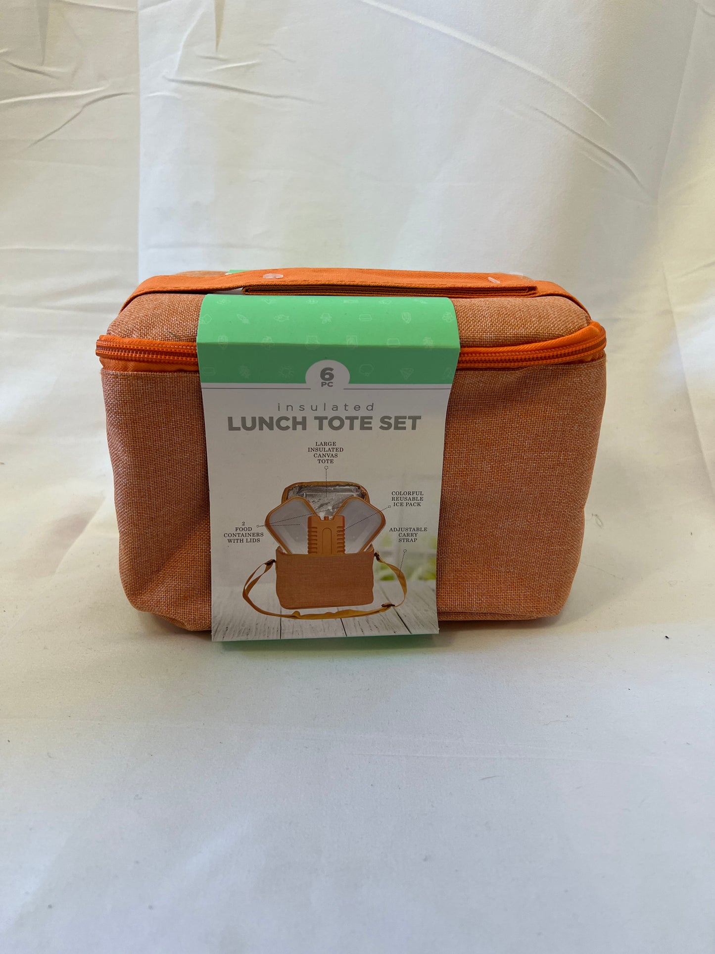 6 Piece Lunch Box Tote Set