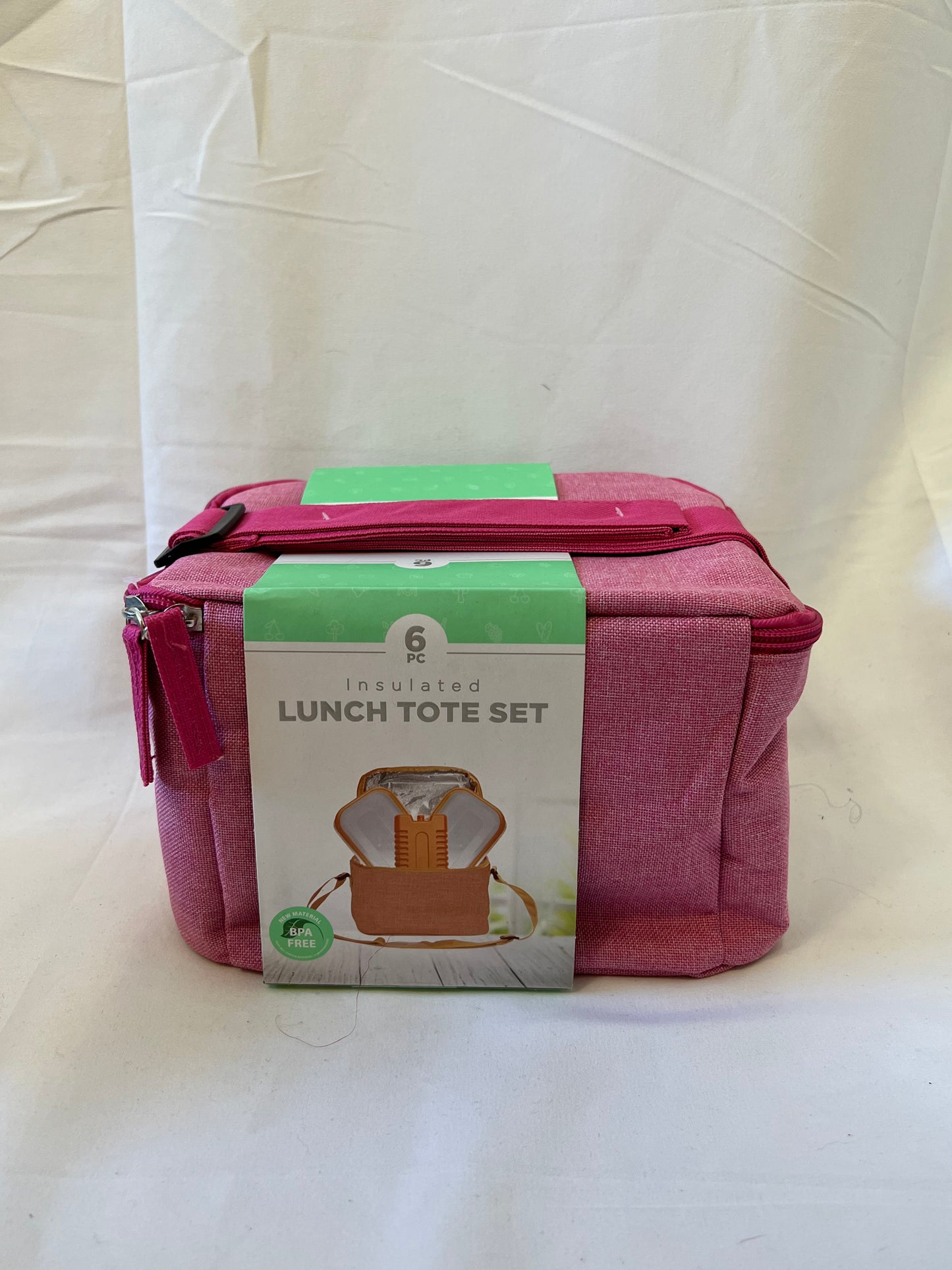 6 Piece Lunch Box Tote Set