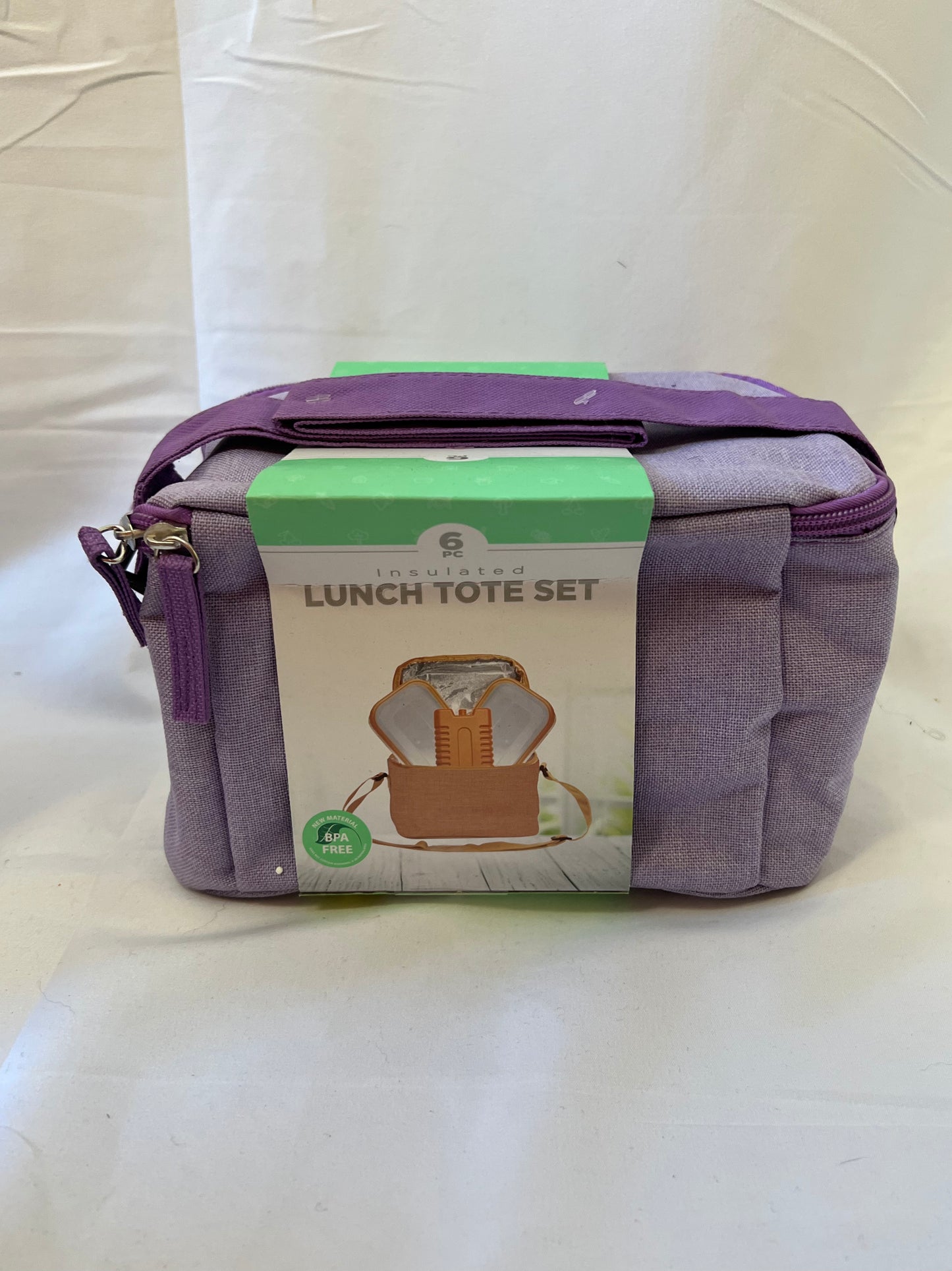 6 Piece Lunch Box Tote Set