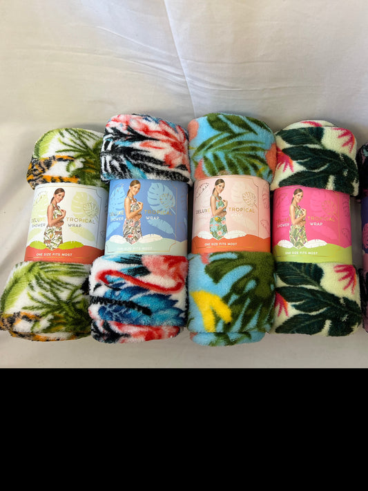 Deluxe Tropical Shower Wrap