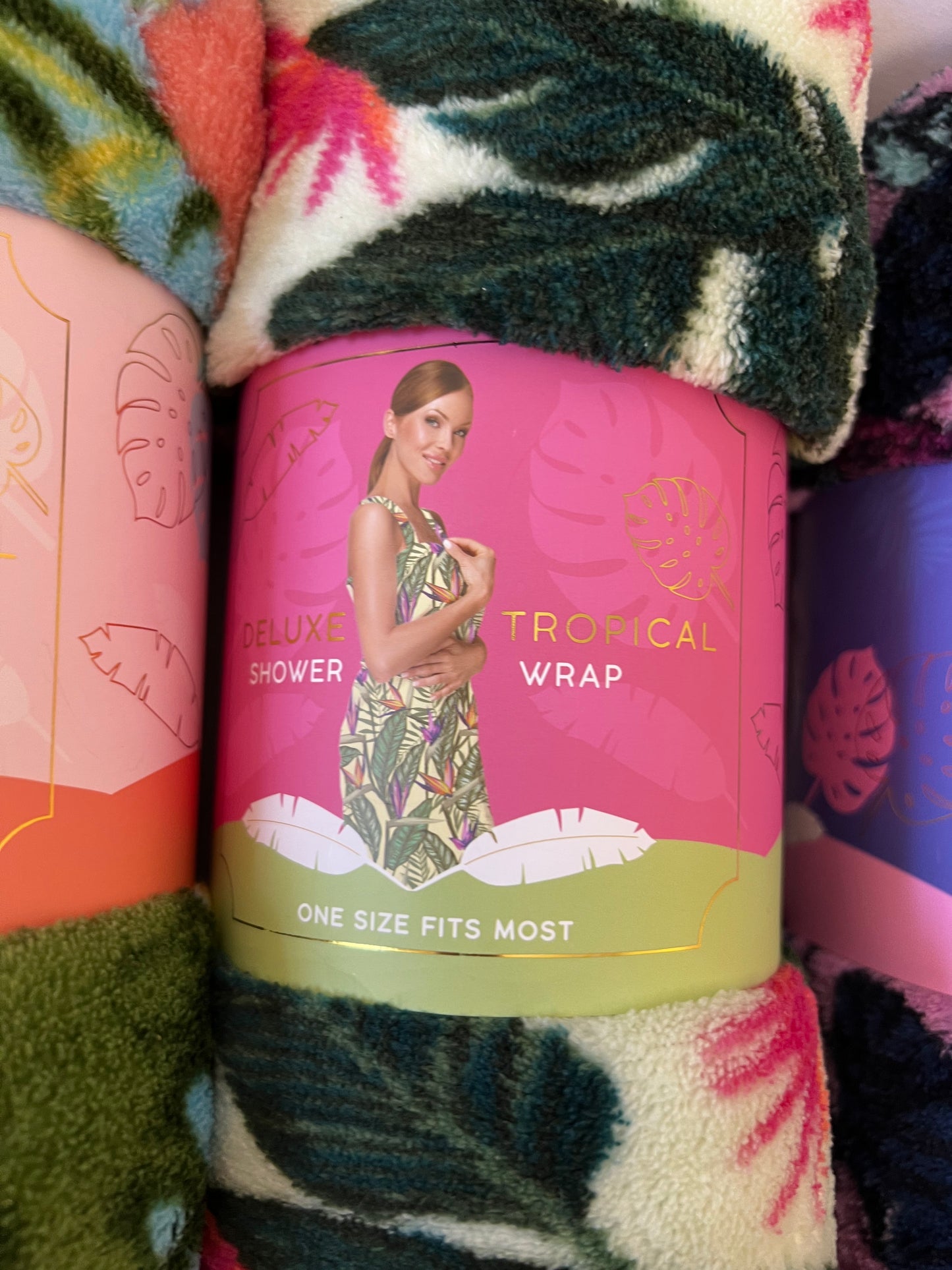 Deluxe Tropical Shower Wrap