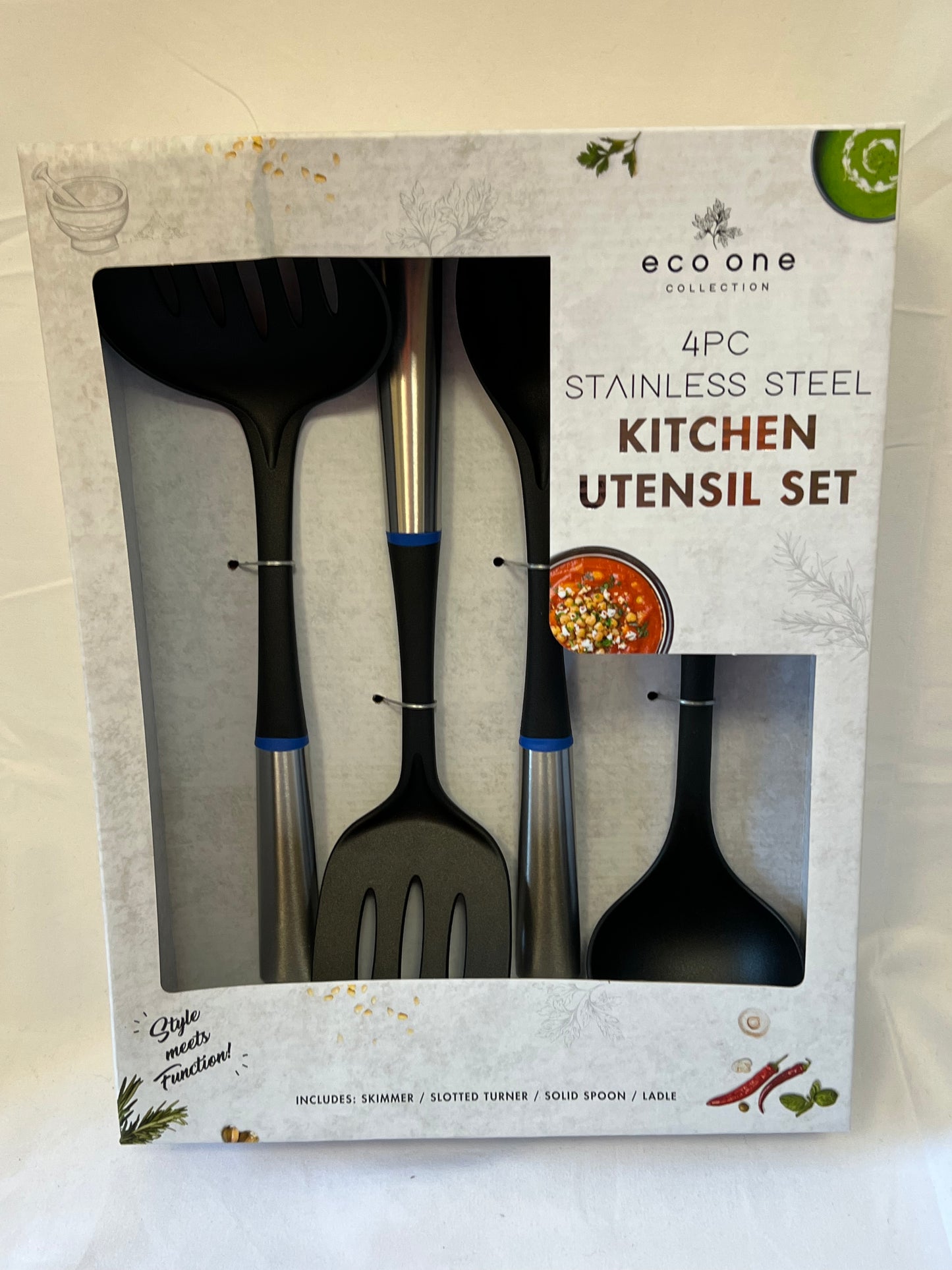 Kitchen Utensil Set- 4 piece Stainless Steel