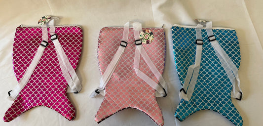 Mermaid Tail Backpacks- Variety