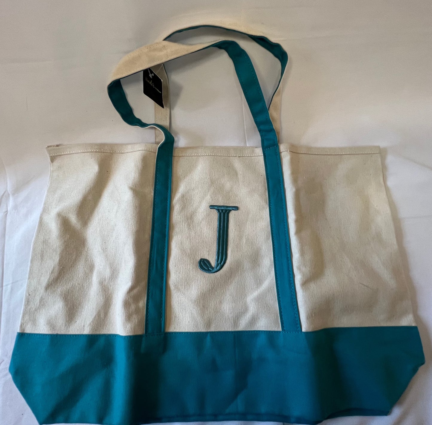 Tote Bags with Embroidered Letter
