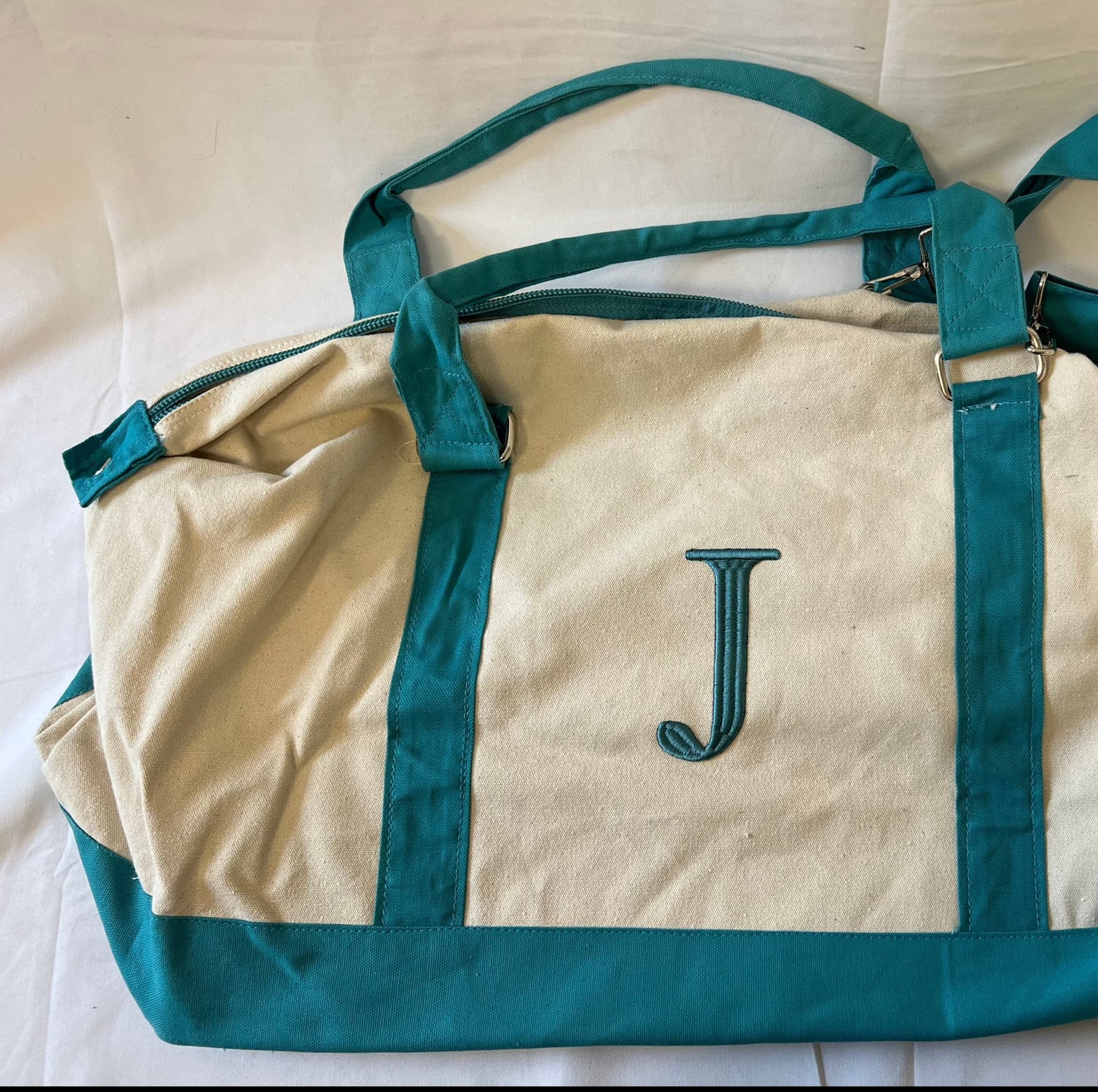 Tote Bags with Embroidered Letter