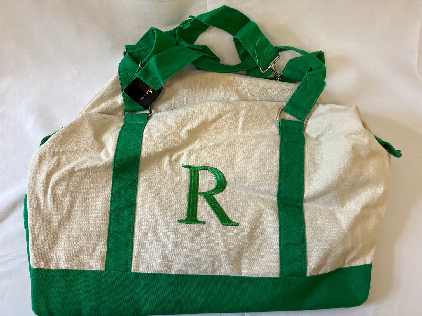 Tote Bags with Embroidered Letter