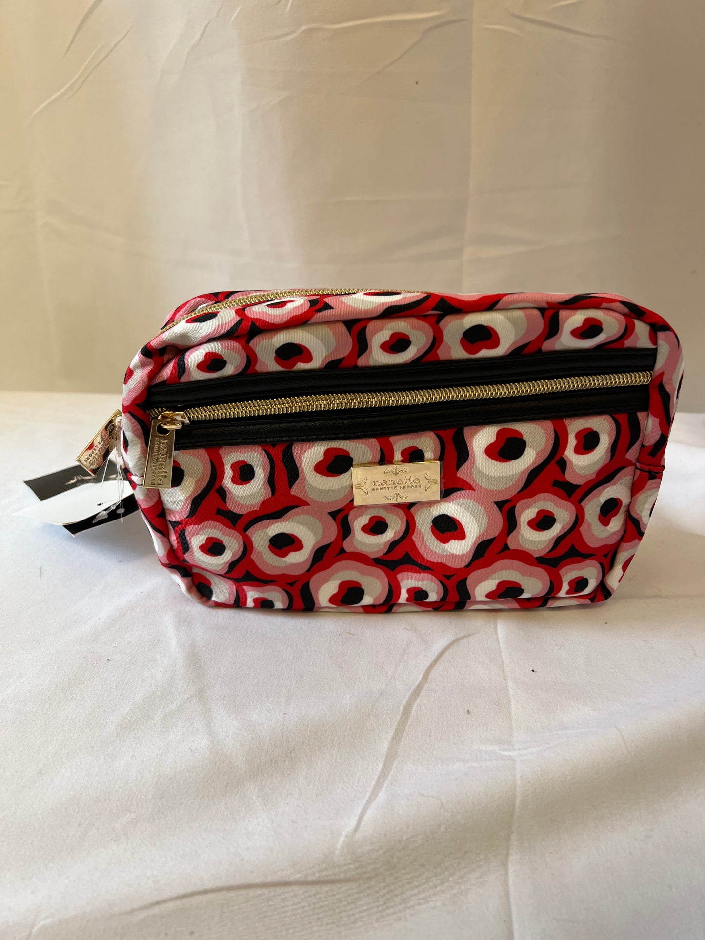 Cosmetic Toiletry Bag- Includes 2 Travel Size Bottles