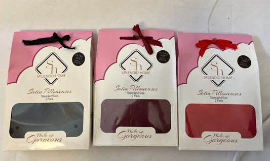 Satin Pillowcase Set 2 Pack