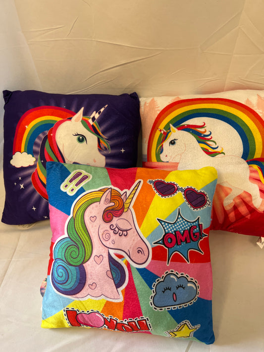 Unicorn Plush Pillows- Variety