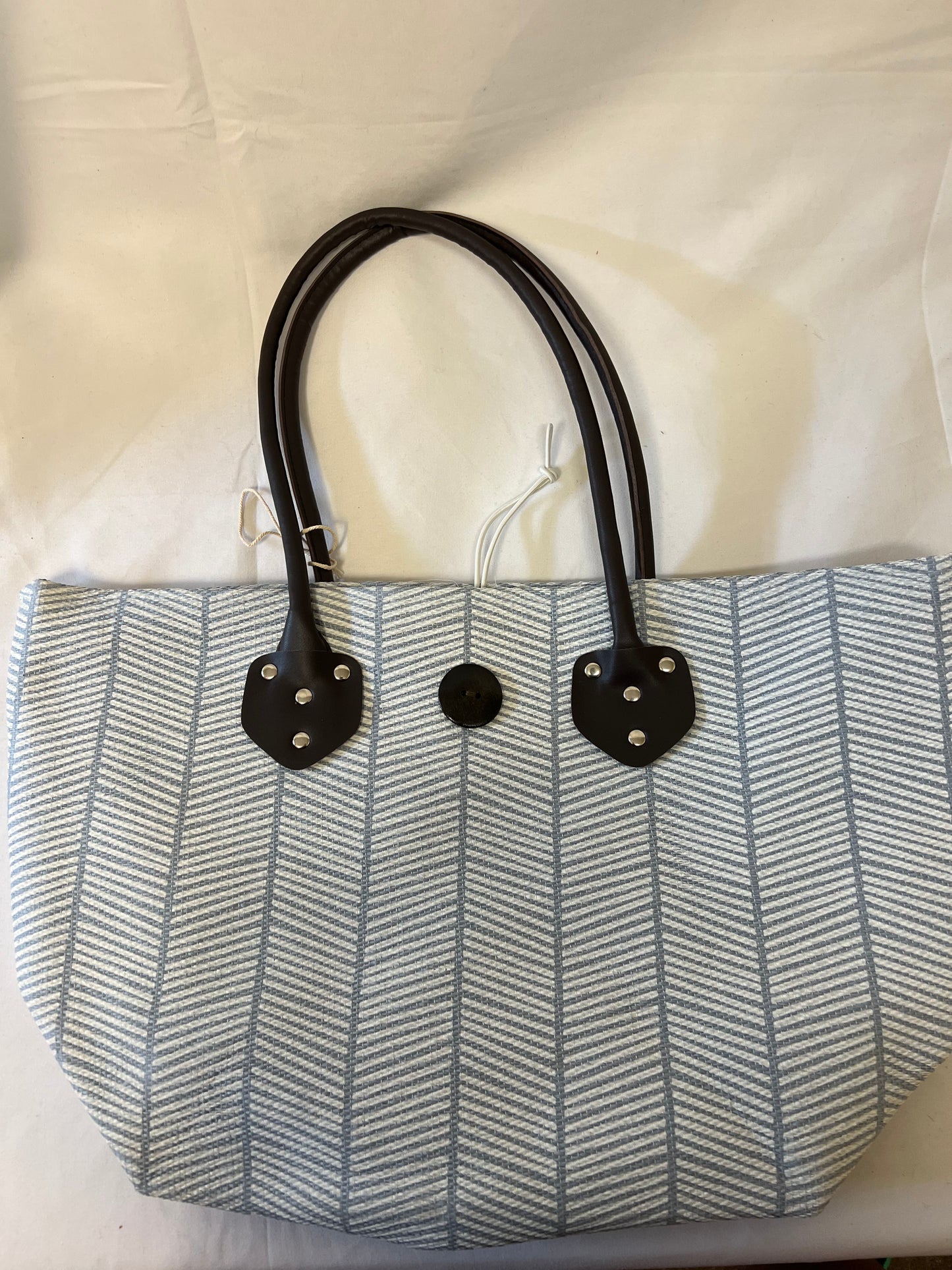 Woven Striped Design Tote Bags