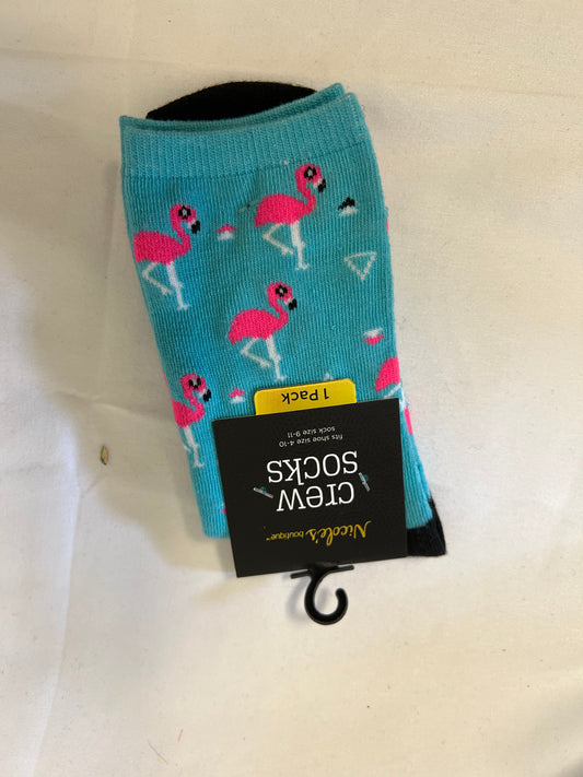 Flamingo Crew Socks