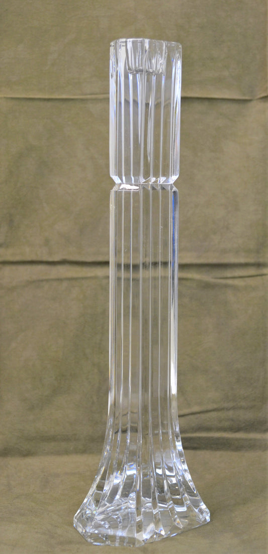 Mikasa Crystal Single Candle Holder Cylinder