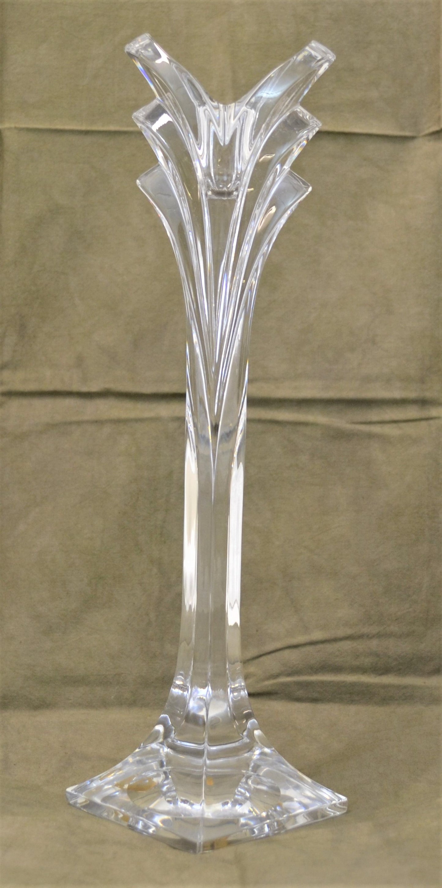 Mikasa Crystal Single Candle Holder
